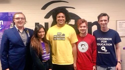 URN questioned the Education Candidates